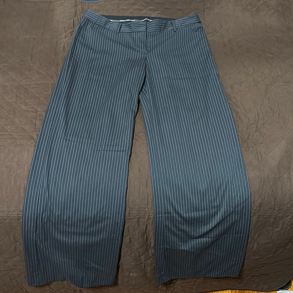 Express Editor Design Studio Pinstripe straight leg Pants